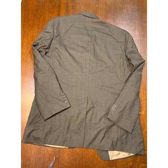 Vtg Chaps Ralph Lauren Wool Cashmere Blend 44R Plaid Blazer Sport Coat Cottage - Picture 6 of 16